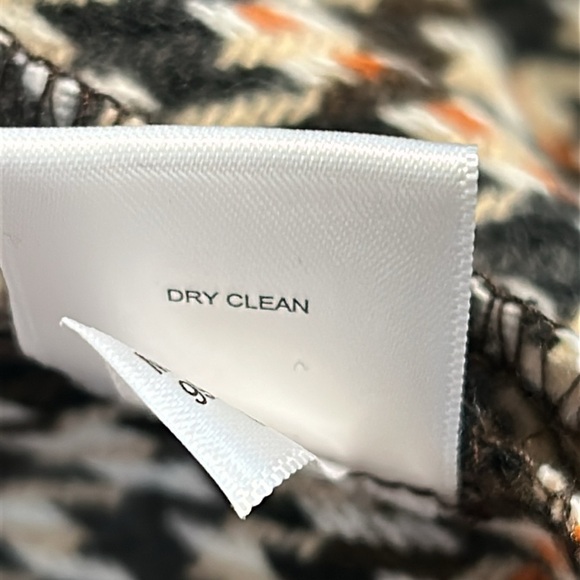 Marc New York Andrew Marc Houndstooth Longline Open Belted Sleeveless Jacket L - Picture 11 of 16